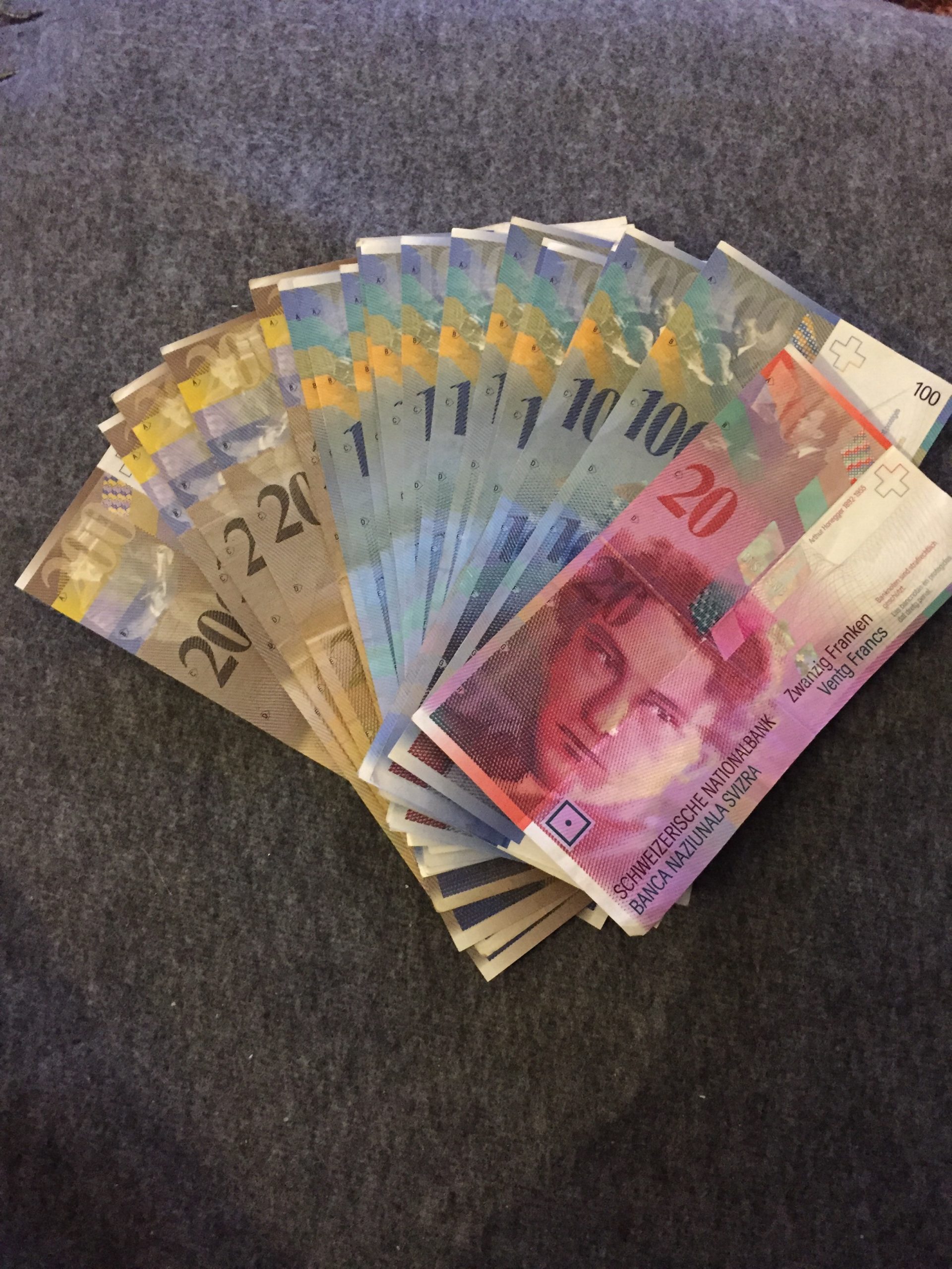 La Suisse demande le rapatriement des billets émis entre 1995 et 1998